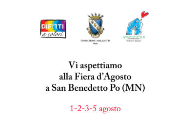 Partecipazione alla Fiera d’Agosto di San Benedetto Po (MN) – dall’1 al 5 agosto