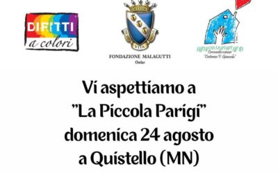 Partecipazione a “La Piccola Parigi” domenica 24 agosto – Quistello (MN)